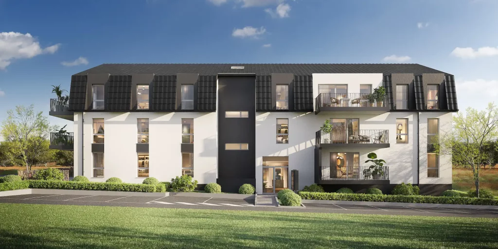 Vue 3D complémentaire de la résidence Les Habsburg à Carspach - Une réalisation Atik